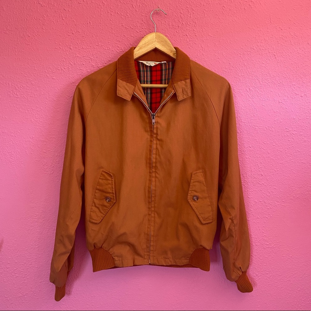 Vintage Sir Jac Burnt Orange Harrington